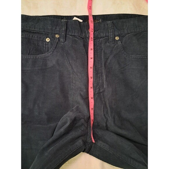 J.Crew Loose Straight Corduroy Pant Navy Blue Cotton CC466 $148 Size 28 NWT - Picture 9 of 11